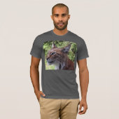 Lynx顔クローズアップTシャツ Tシャツ (正面フル)