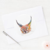 Lynx、自然恋人ステッカー ラウンドシール (封筒)