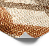 Lynx Animal Illustration Poster Wild Cat Art Print ポスター (角)