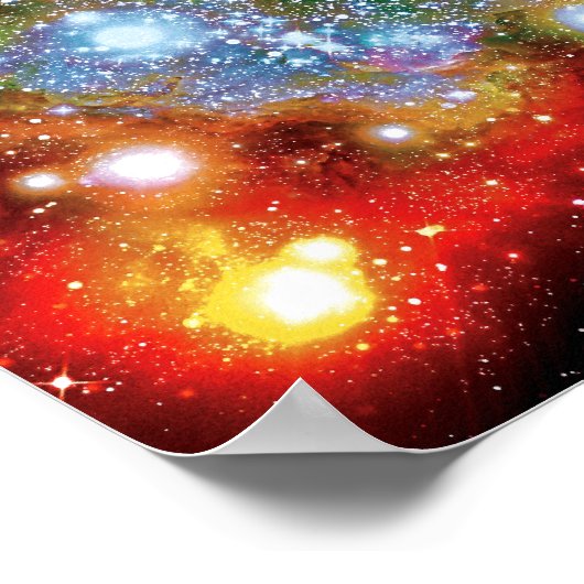 Lynx Arc Starbirth Star Cluster Artist Impression ポスター (角)