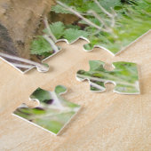 Lynx in Log Jigsawパズル ジグソーパズル (側面)