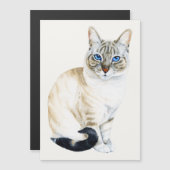 Lynx Point Siamese Cat磁気カード (正面/裏面)