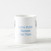 Lynx Point Siamese Cat親カスタマイズ可能 コーヒーマグカップ (中央)