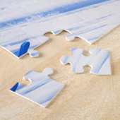 Lynx Skiing Giant Slalom in Winter ジグソーパズル (側面)