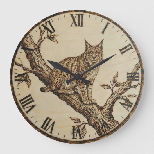 Lynx Wall Clock  ラージ壁時計 (正面)