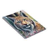 Lynx Waterカラー絵画のフローラ作品 ノートブック (右側)