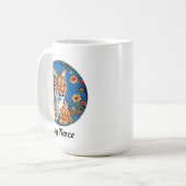 Lynx Wild Animal Fierce Wildlife Nature Design コーヒーマグカップ (正面左)