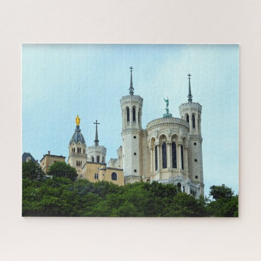 Lyon France Basilica - 16x20 - 520台のPC ジグソーパズル (横)