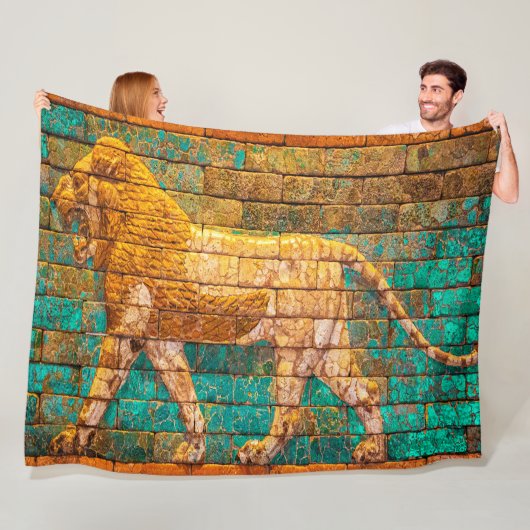 Lyon of Babylon woven blanket フリースブランケット (インサイチュ)