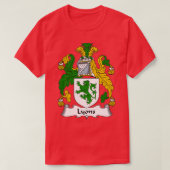 Lyons Coat of Arms Lyons Family Crest Tシャツ (デザイン正面)
