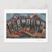 Lyons, ColoradoLarge Letter ScenesLyons, CO ポストカード (正面)
