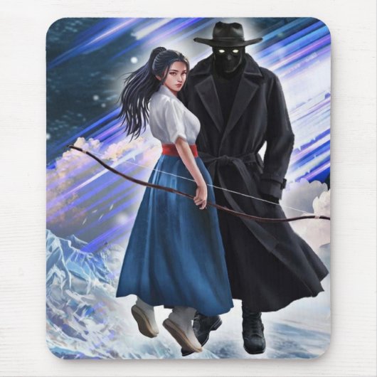 Lyra and Nightshadow  Mousepade マウスパッド (正面)