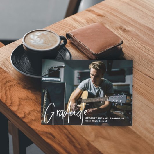 Lyric Graduate Photo Announcement 招待状