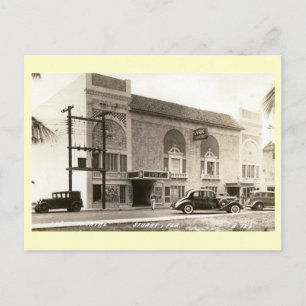 Lyric Movie Theater, Stuart, Floridaヴィンテージ ポストカード