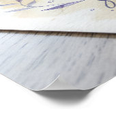 Lyric-Phrase Minimal Typography Poster ポスター (角)