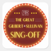 Lyric Theatre 2025 - Sticker スクエアシール (正面)