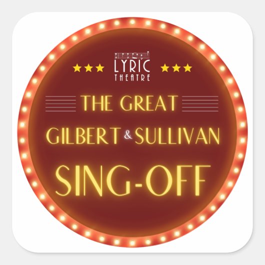 Lyric Theatre 2025 - Sticker スクエアシール (正面)