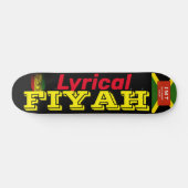 LYRICAL FIYAH スケートボード 7¾" デッキ (横)
