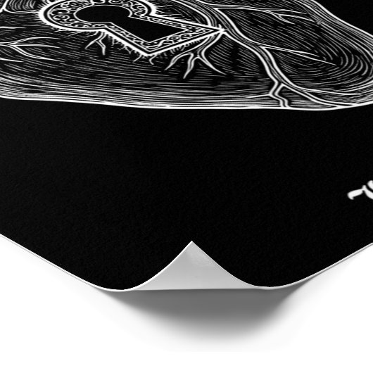 Lyriclyfe-long Sleeve Shirt-achy Breaky Heart-lock ポスター (角)