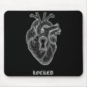 Lyriclyfe-long Sleeve Shirt-achy Breaky Heart-lock マウスパッド (正面)