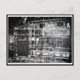 Lyrik Gedicht Juwelenzimmer Dresden Grünes Gewölbe ポストカード