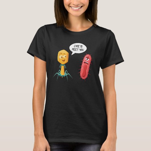 Lyse To Meet You  Bacteriophage 12 Tシャツ (正面)