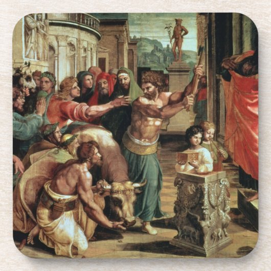 Lystra (Sistine Cの犠牲のための漫画 コースター (正面)