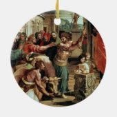 Lystra (Sistine Cの犠牲のための漫画 セラミックオーナメント (裏面)