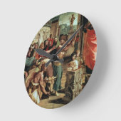 Lystra (Sistine Cの犠牲のための漫画 ラウンド壁時計 (傾斜)