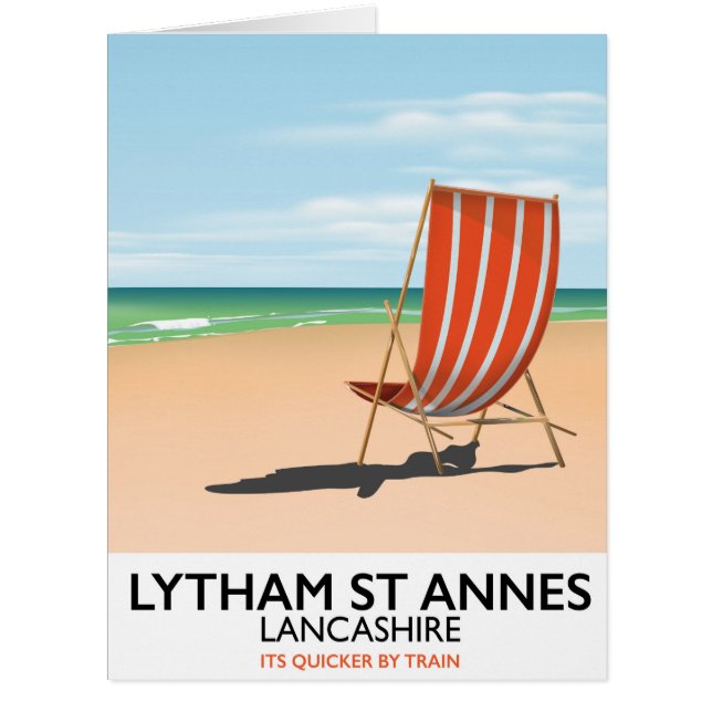 Lytham St Annes Lancashire海辺ポスター (正面)