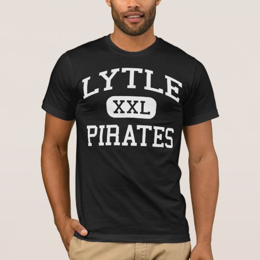 Lytle -海賊- Lytleの高等学校- Lytleテキサス州 Tシャツ (正面)