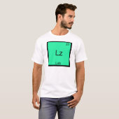 Lz - ルルズ 笑えるミーム 化学元素 Tシャツ (正面フル)