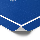 LZ 127 Graf Zeppelin – 飛行船ブループリント計画AD ポスター (角)