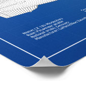 LZ 129ヒンデンブルク – 飛行船ブループリント計画ABD ポスター (角)