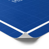 LZ 129 Hindenburg – 飛行船ブループリント計画AD ポスター (角)