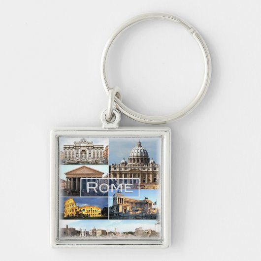 LZO002ローマ、ラツィオ、イタリア、 キーホルダー (正面)