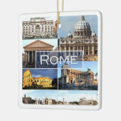 LZO002ローマ、ラツィオ、イタリア、 セラミックオーナメント (左)