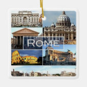 LZO002ローマ、ラツィオ、イタリア、 セラミックオーナメント (正面)