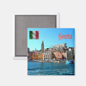 LZO003 GAETA中世，ラツィオ，イタリア，冷蔵庫 マグネット (正面/裏面)