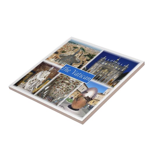 LZO004バチカン，ラツィオ，イタリア， タイル (側面)