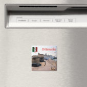 LZO014 CIVITAVECCHIA, Forte Michelangelo，ポート， マグネット (インサイチュ (食洗機))