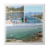 LZO017 SPERLONGA，モザイク，ラツィオ，イタリア， タイル (正面)