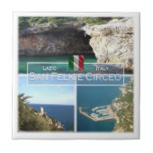 LZO025 SAN FELICE CIRCEO, Lazio，イタリア， タイル (正面)