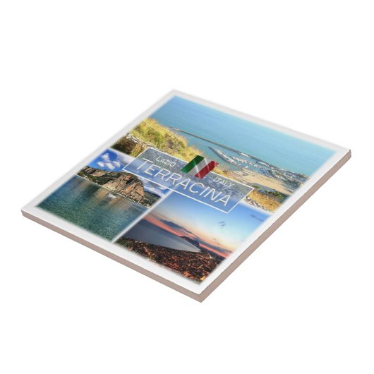 LZO029 TERRACINA，モザイク，ラツィオ，イタリア， タイル (側面)