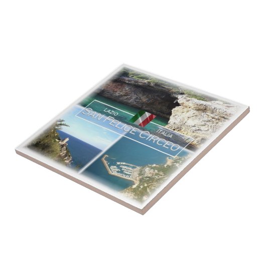 LZO033 SAN FELICE CIRCEO, Lazio，イタリア， タイル (側面)