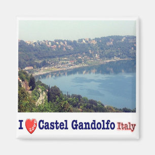 LZO038 CASTEL GANDOLFO I Love, Lazio,冷蔵庫 マグネット