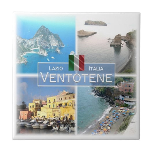 LZO045 VENTOTENE, Lazio，イタリア， タイル (正面)