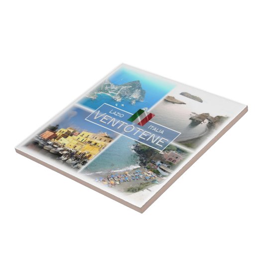 LZO045 VENTOTENE, Lazio,イタリア, タイル (側面)