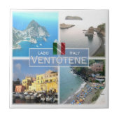 LZO046 VENTOTENE, Lazio，イタリア， タイル (正面)