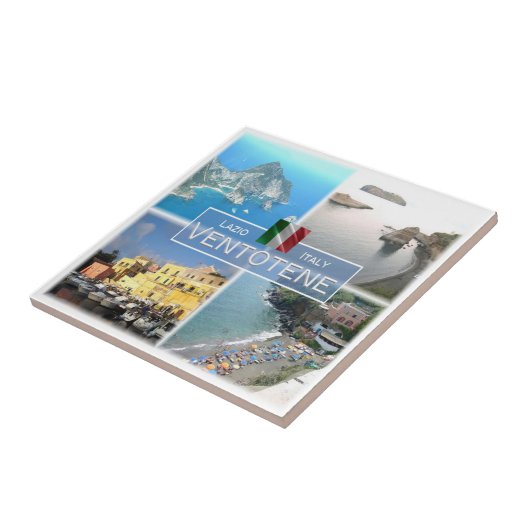 LZO046 VENTOTENE, Lazio，イタリア， タイル (側面)